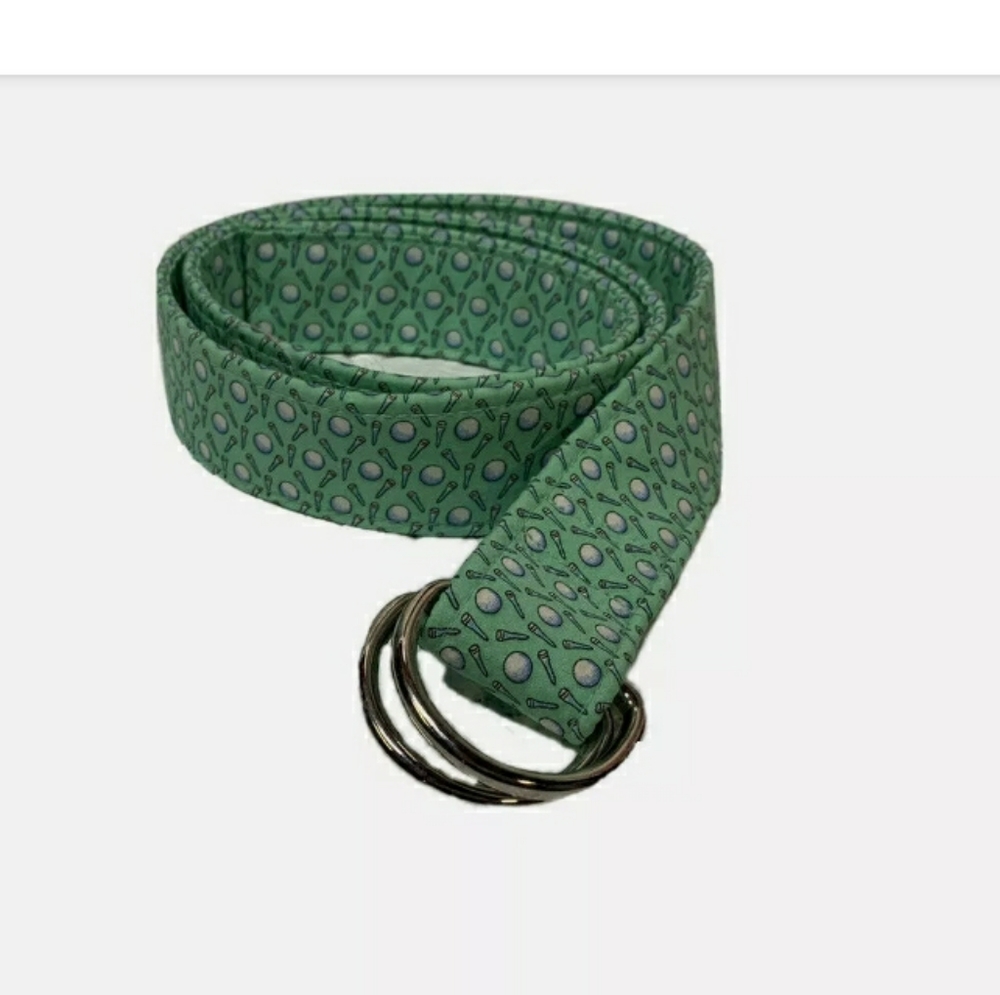 VINEYARD VINES Golf Ball Club D-Ring Cotton Belt - Picture 5 of 5
